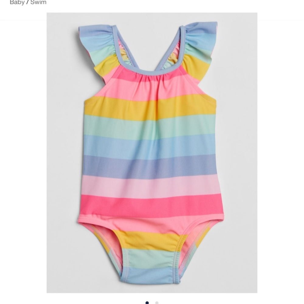 NWT Gap Baby Stripe Swim One-Piece